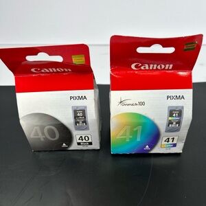 Canon pixma ink 40 41 New in sealed box